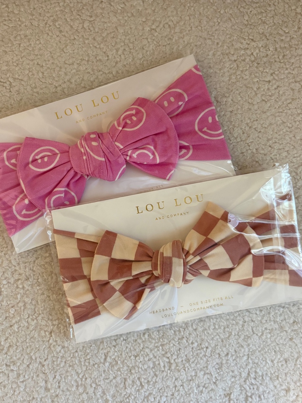 NWT Set of 2 Lou Lou & Company Bow Headbands